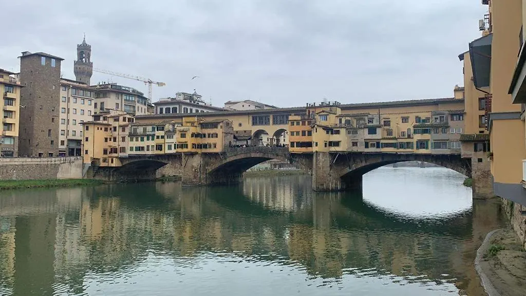 The Secret Window On The River Arno Florence Italy